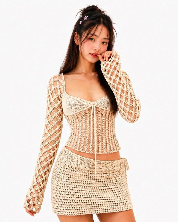 The Soft Riot Crop Set — Golden Hour